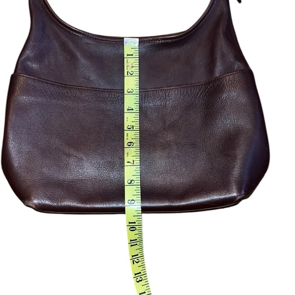 Coach Chocolate Brown Leather Vintage Shoulder Bag #9058 - Picture 7 of 10